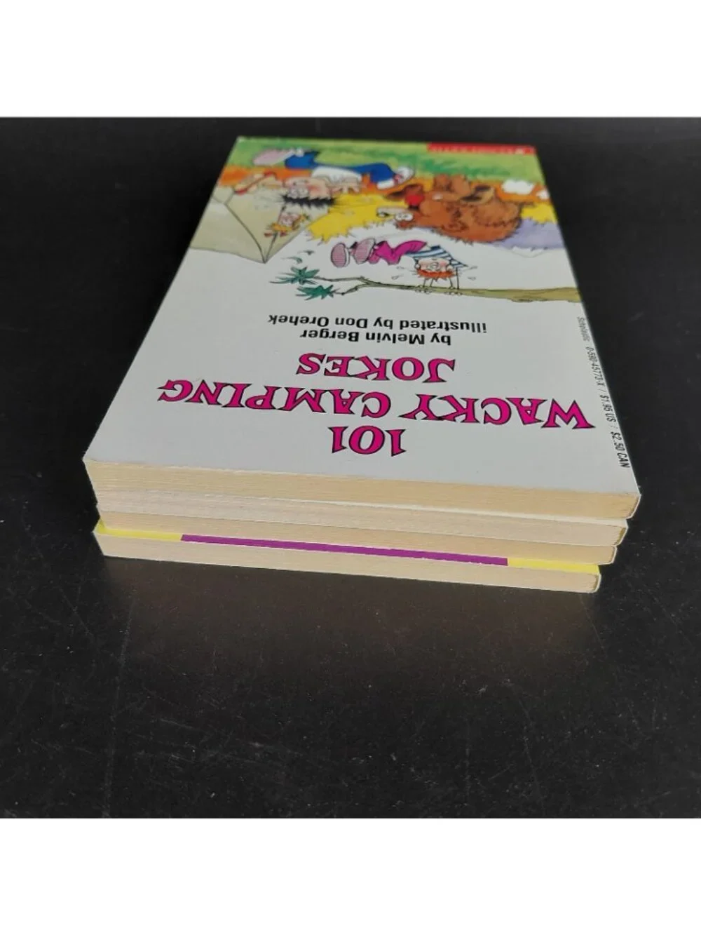 Vintage 101 Jokes Books Lot 4 Melvin Berger Scholastic Paperback 1980s Humor
